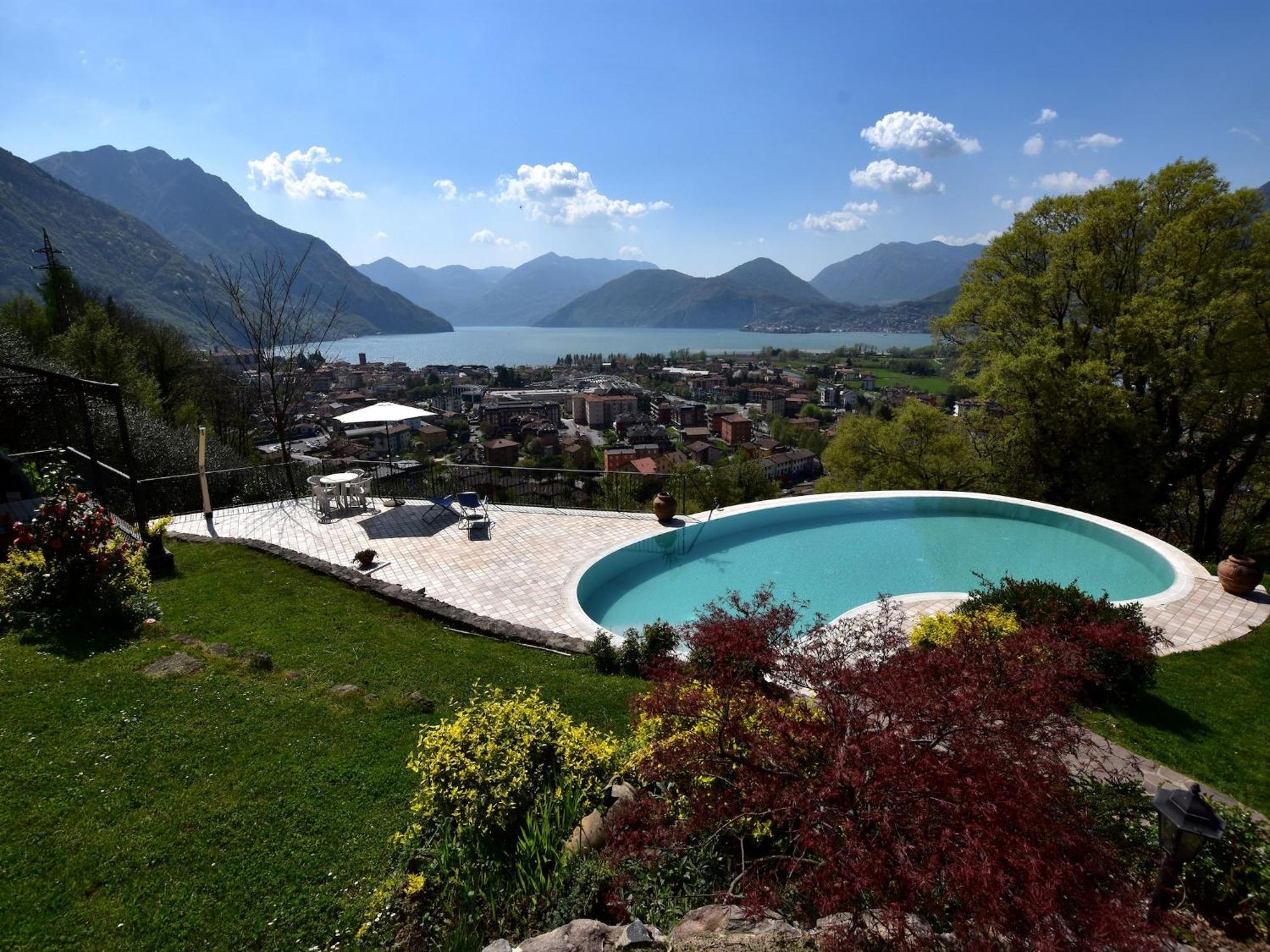 Villa In Pisogne With Pool Garden And Lake View Luaran gambar
